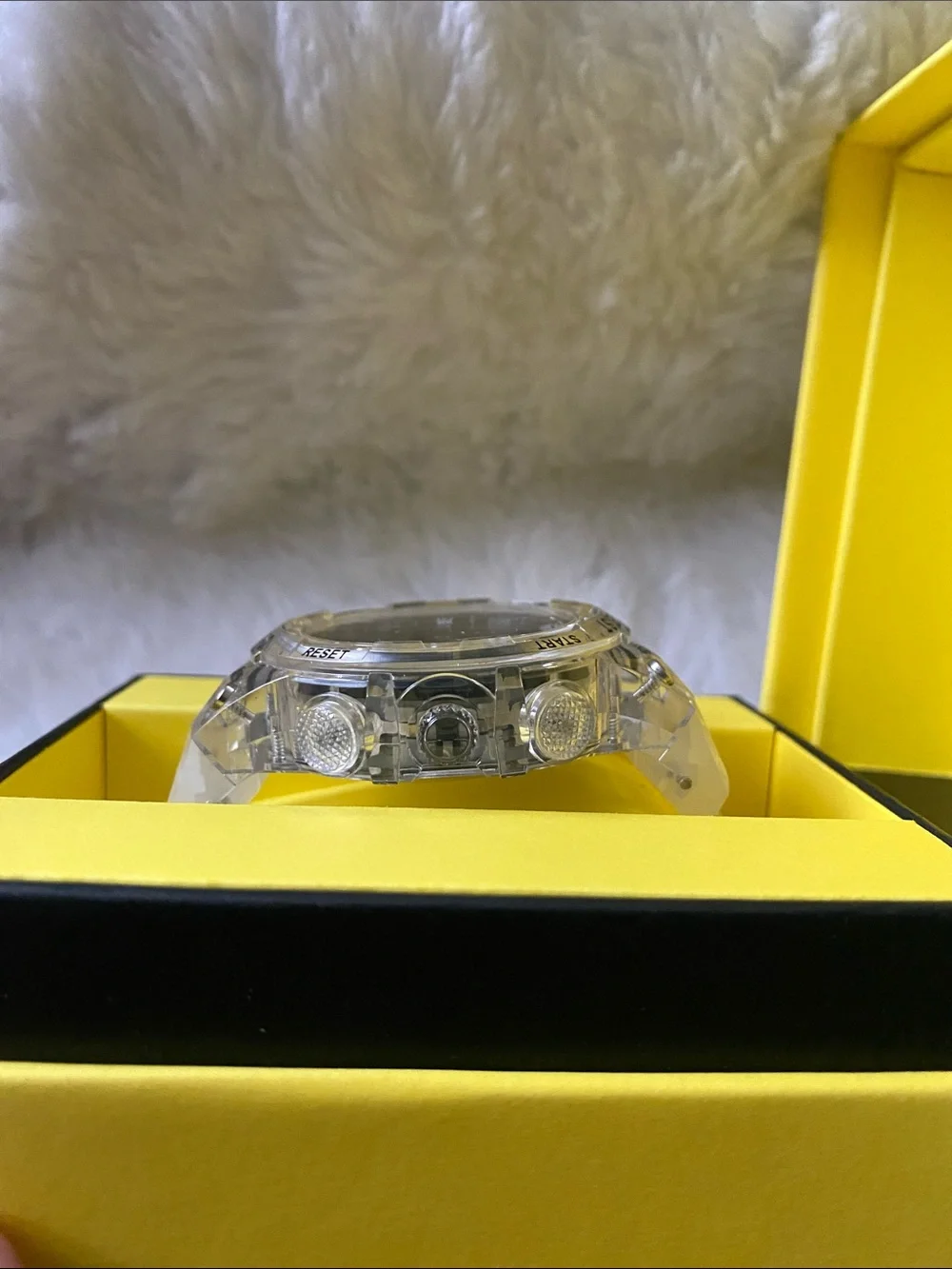Invicta Men’s 52mm Transparent Case,Digital Display Watch, NEW